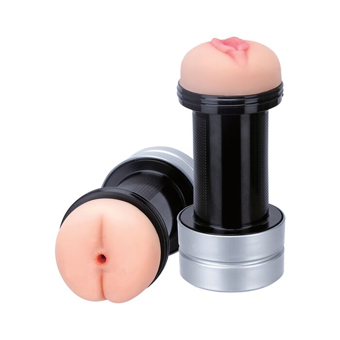 Dúo Placer Real - Masturbador 2 en 1