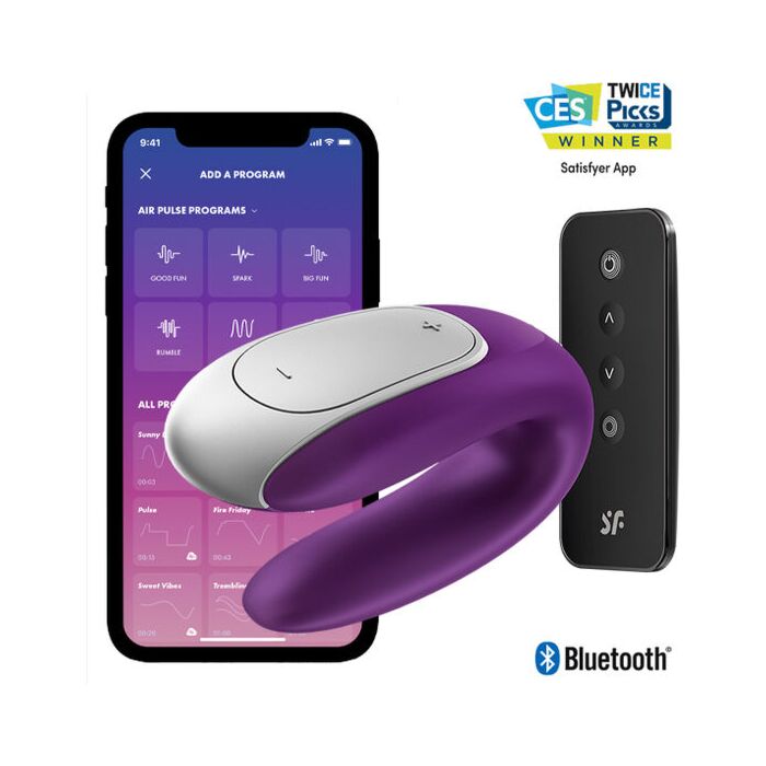 Vibrador Doble Placer Lila