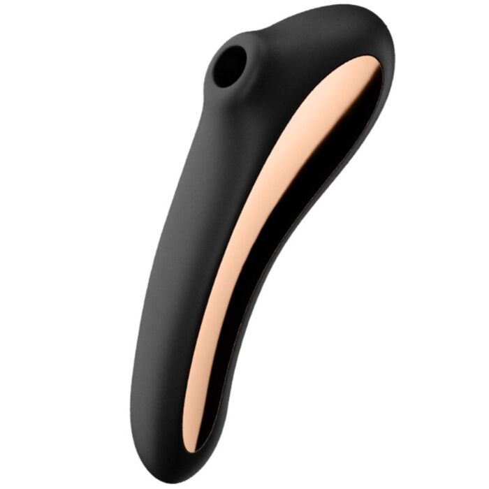 Estimulador Clítoris Dual Kiss Satisfyer - Negro