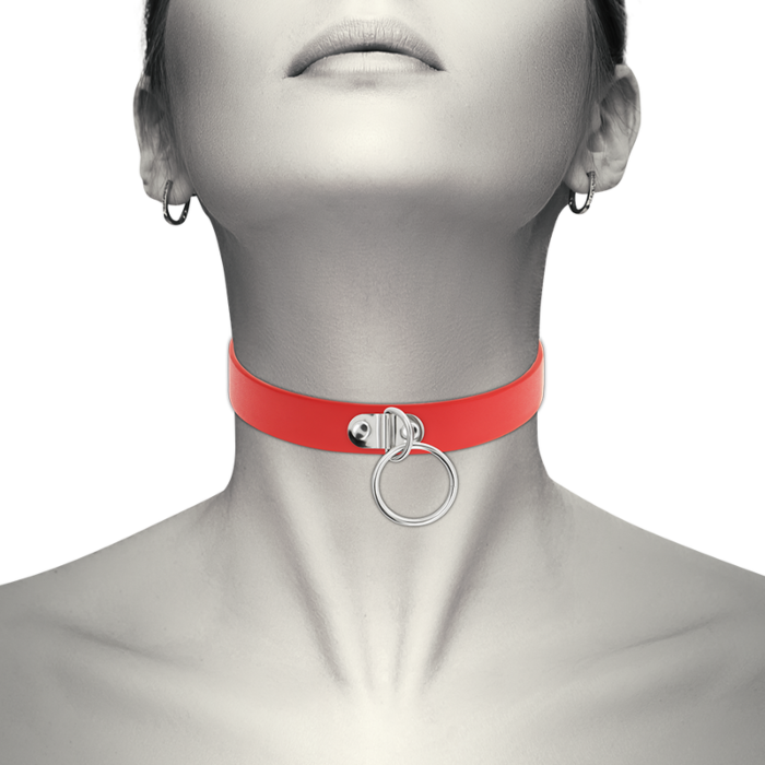 Collar Rouge Chic Vegan Cuero - Accesorio Sensual