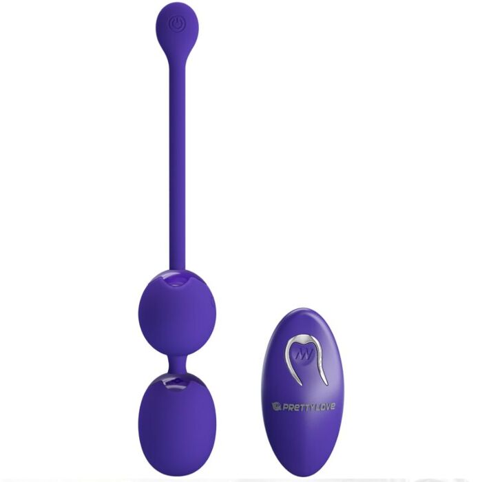 Bolas Vibrantes Control Remoto Violeta Love