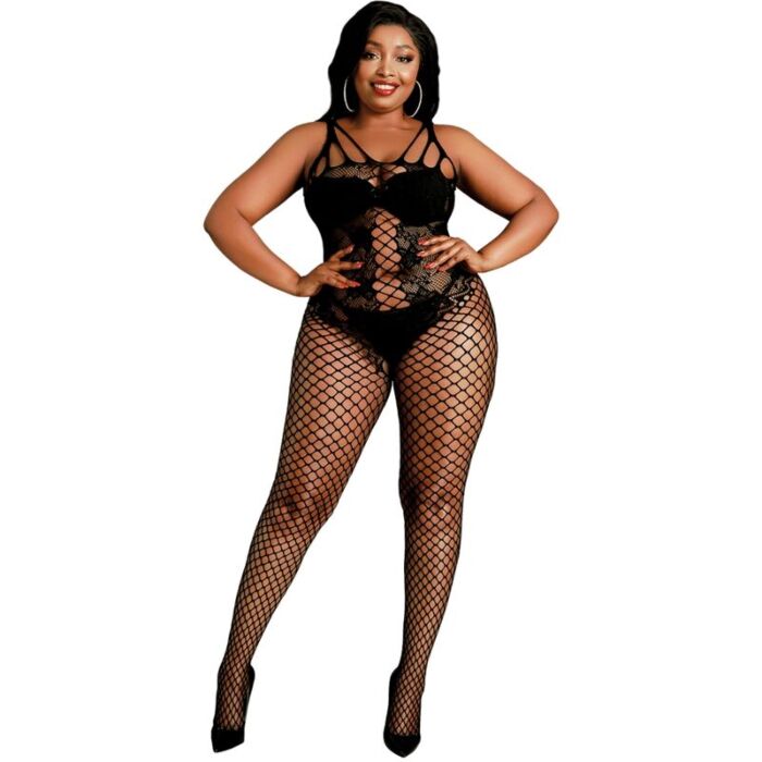 Luz de Luna Bodystocking Negro