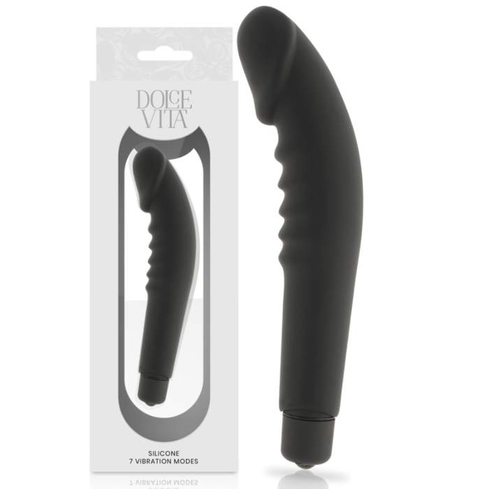 Vibrador Realista Negro Placer Dolce
