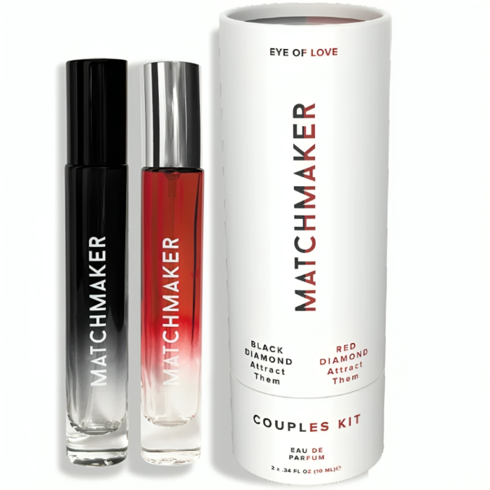 Kit Diamante Negro y Rojo Eye of Love - Perfume Feromonas 10 ml