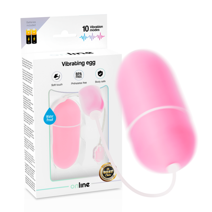Huevo Vibrador Acuático Rosado