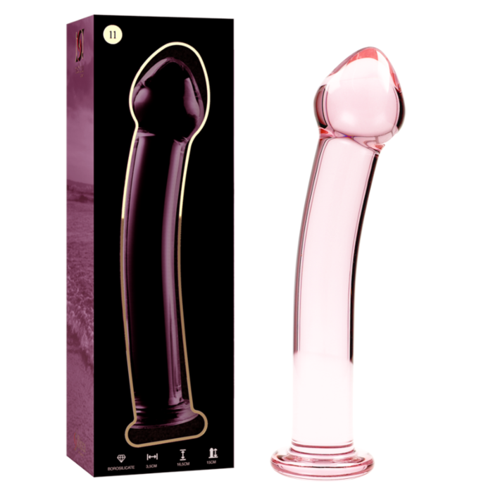 Dildo Cristal Rosa Nebulosa