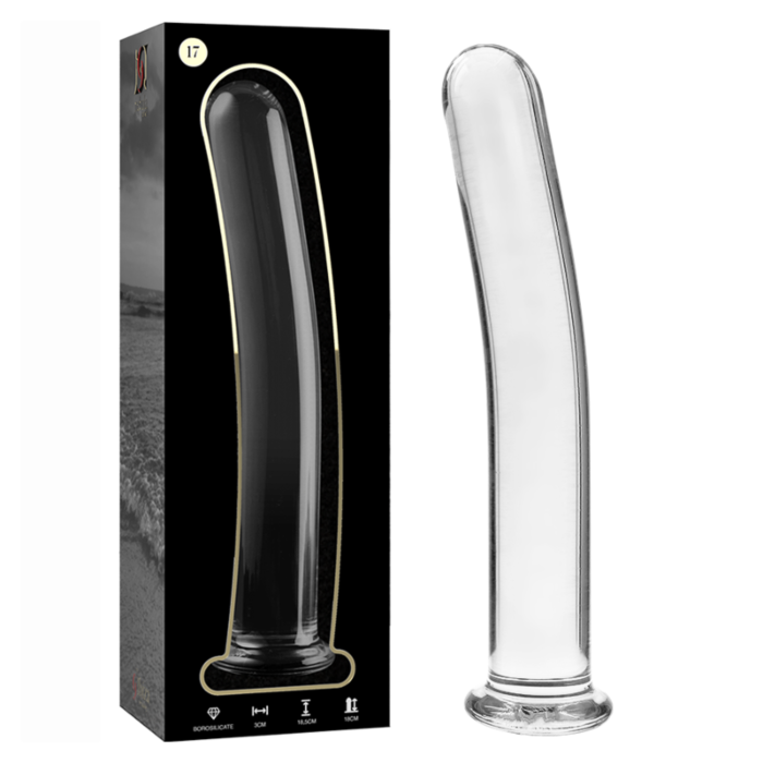 Dildo Cristal Nebula 18.5 cm Transparente