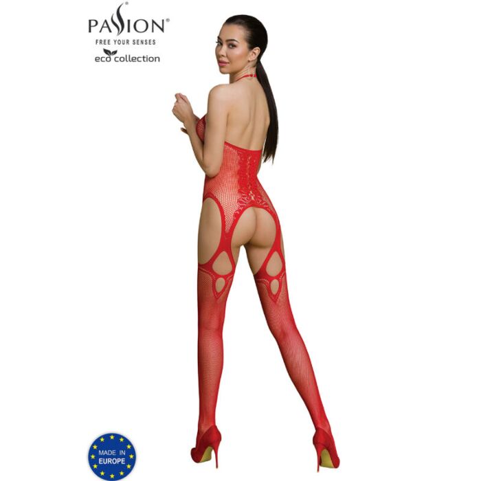 Bodystocking Eco Passion Rojo