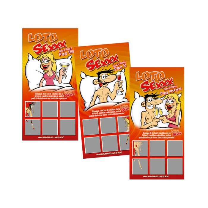 Pack Loto Sensual 12 Rasca-rasca Hetero