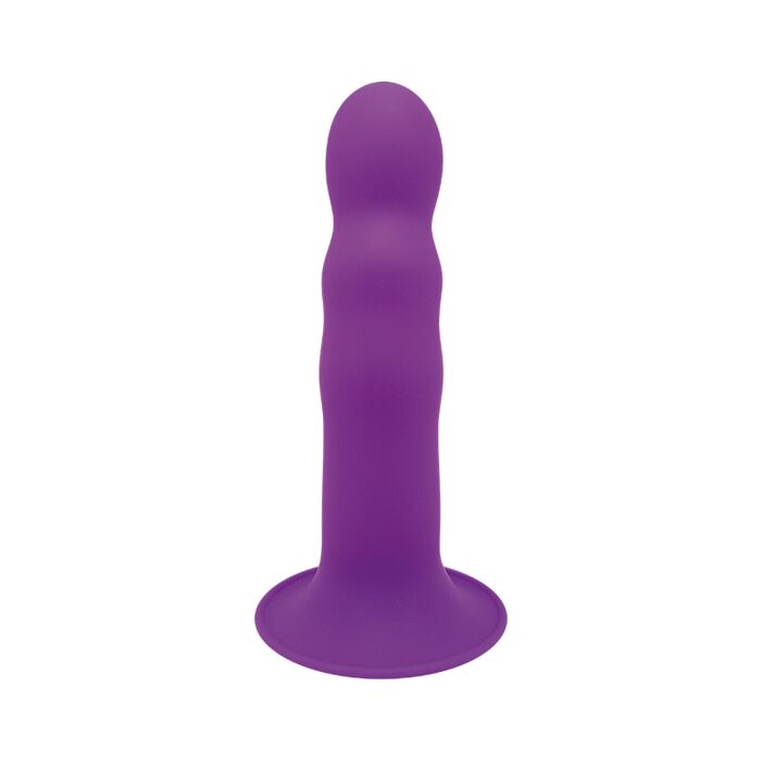 Dildo Love Ribeteado 18cm - Morado