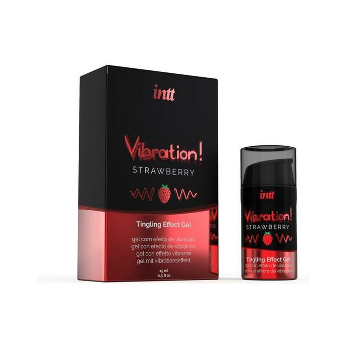 Intt vibrador líquido fresa 15ml