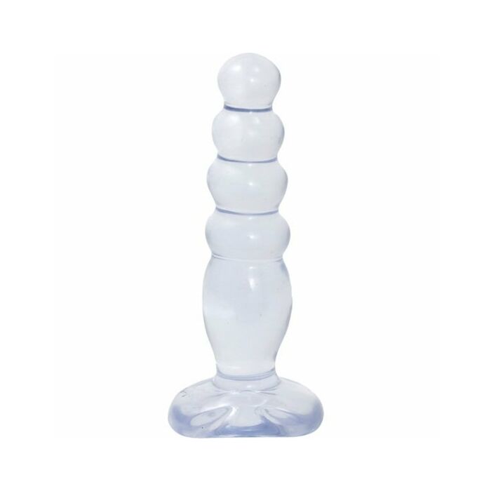 Crystal jellies plug anal azul claro