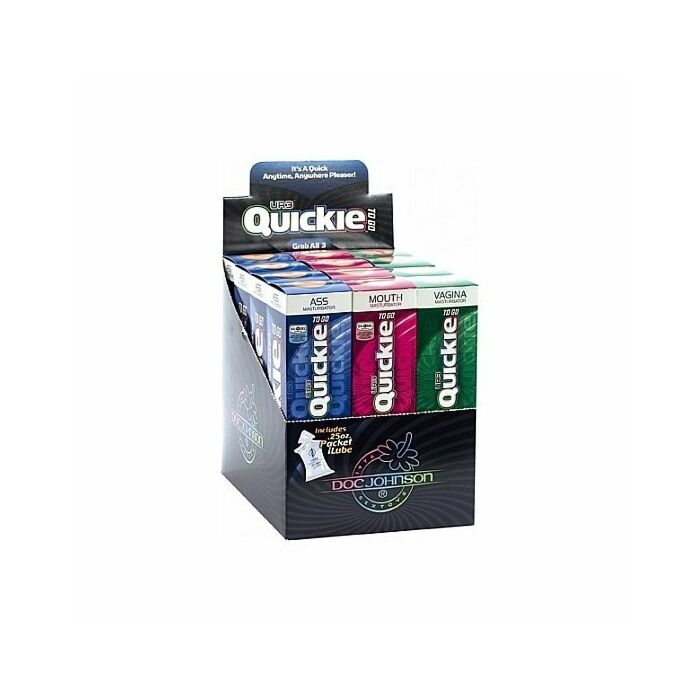 Quickies to go ultraskyn - display 12 unidades surtidas