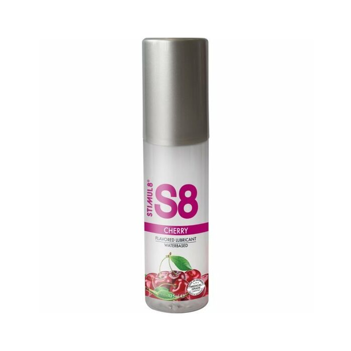 S8 lubricante sabores 125ml - cereza