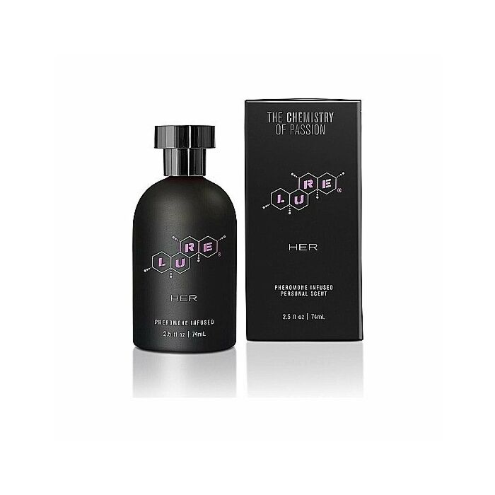 Lure black label para ella, perfume de feromonas - 74ml