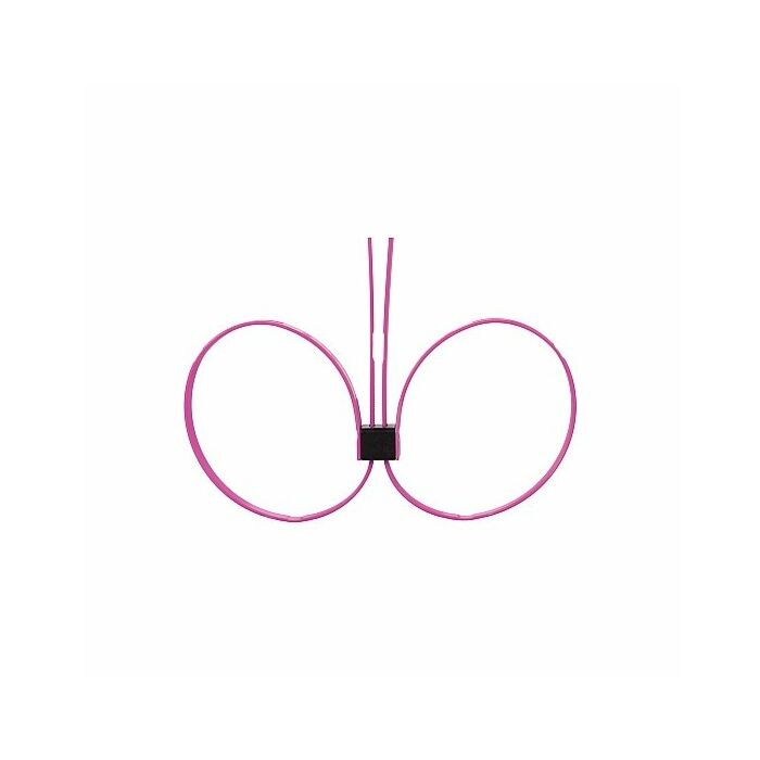 Zip tie esposas ext cremallera rosa