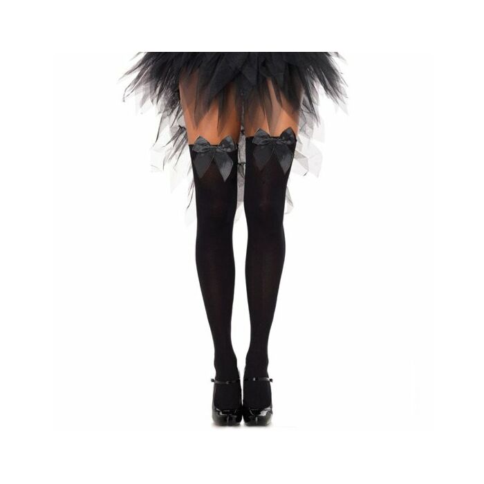 Medias Lazo Negro Plus