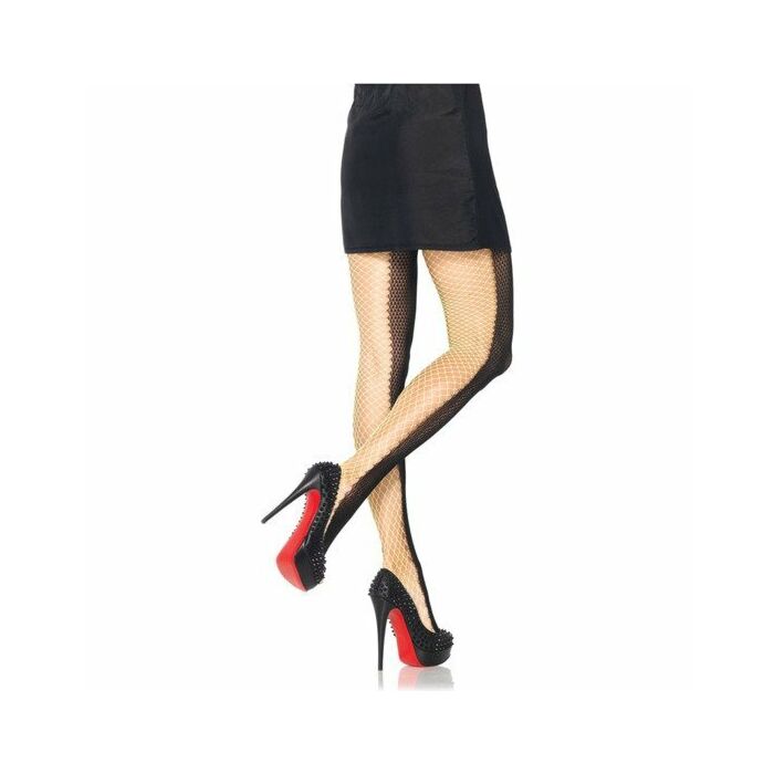 Leg avenue panties de red industrial doble tono amarillo y negro