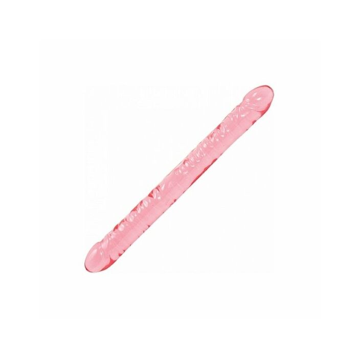 Pene doble gelatina 45 cm rosa