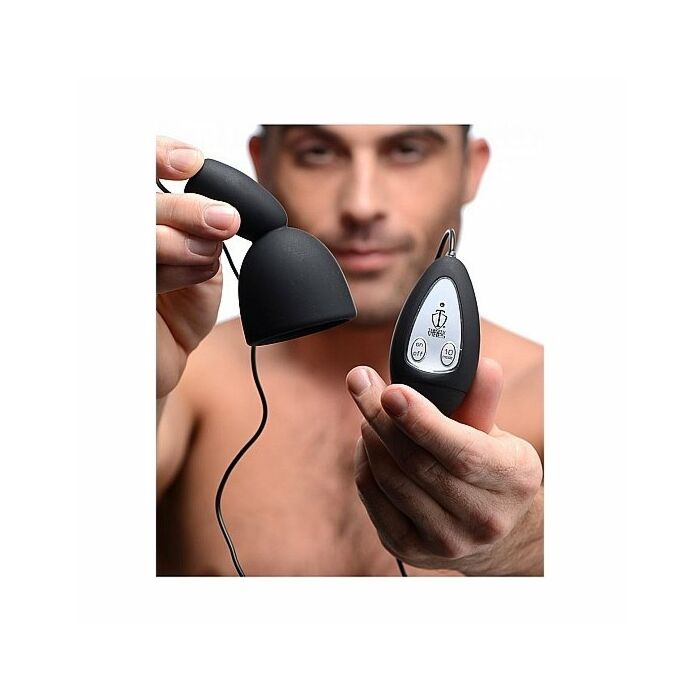 Deluxe cabezal para el pene con vibración