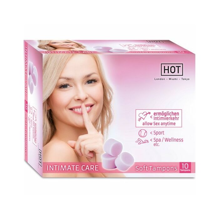 Hot intimate care soft tampones 10 uds
