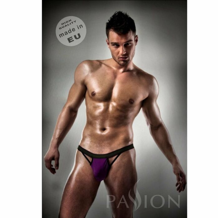 Slip 006 men purple clear lingerie xxl/xxxl
