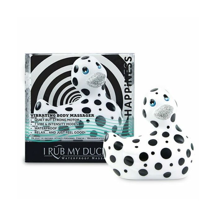 I rub my duckie 2.0 | pato vibrador  (white & black)