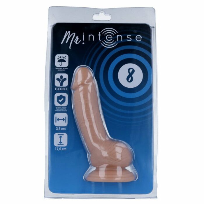 Mr intense 8 pene realistico 17.6 -o- 3.5cm