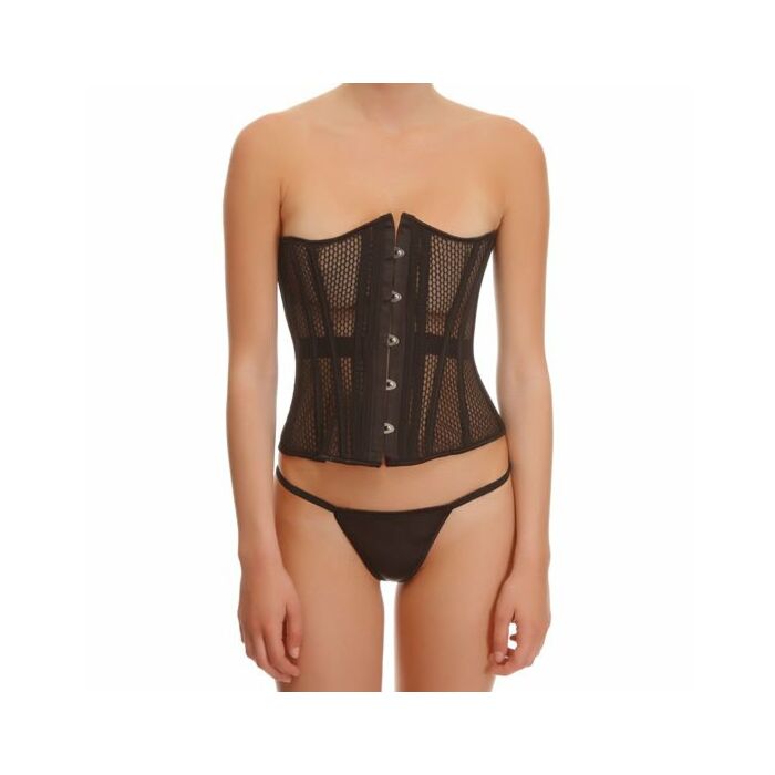 Underbust mesh negro