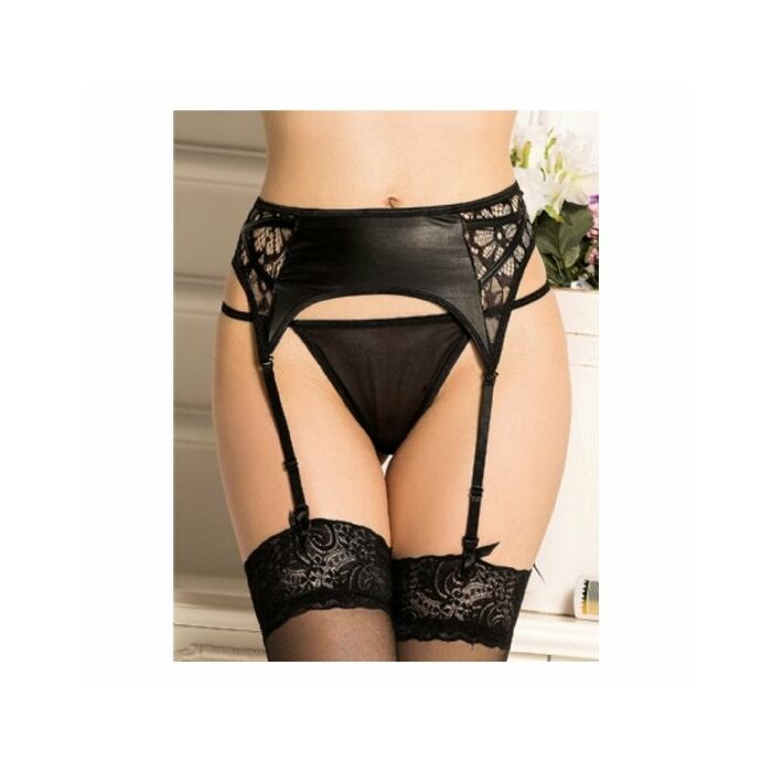 Liguero con cinturilla alike negro
