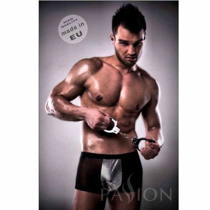 Passion 002 men metal black lingerie s/m