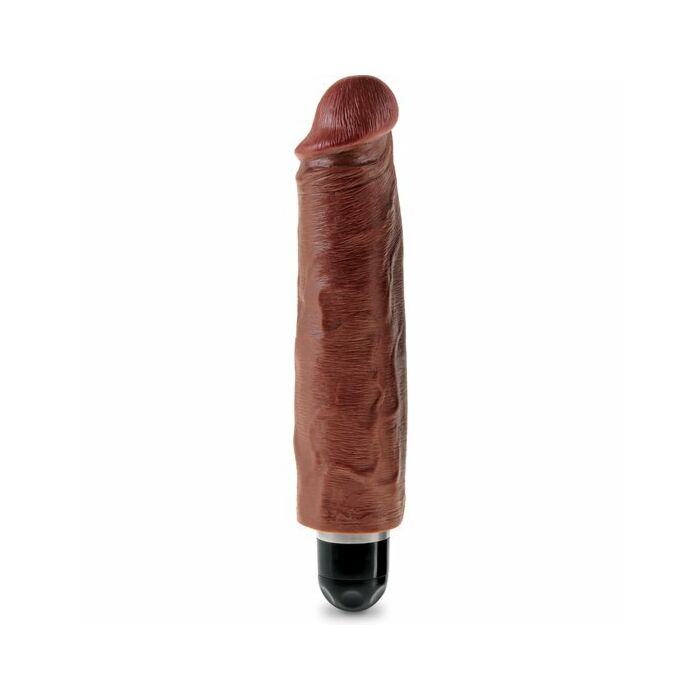 King cock 17,8 cm realístico stiffy marrón