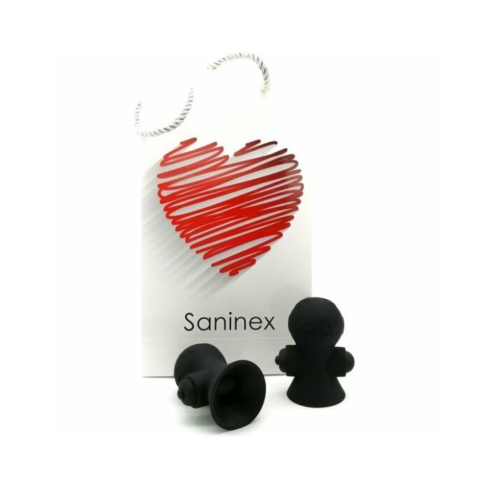 Saninex suctioner world - vibrador con succión - negro