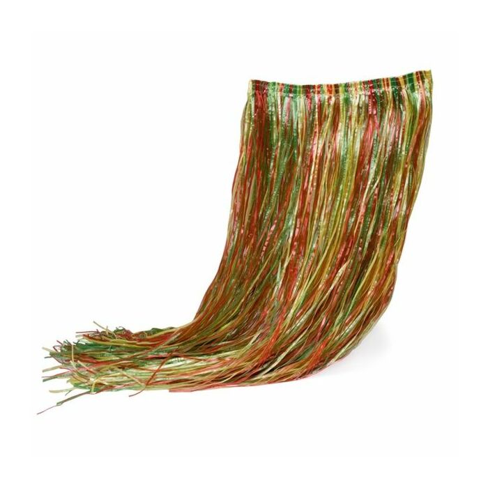 Falda hawaiana multicolor