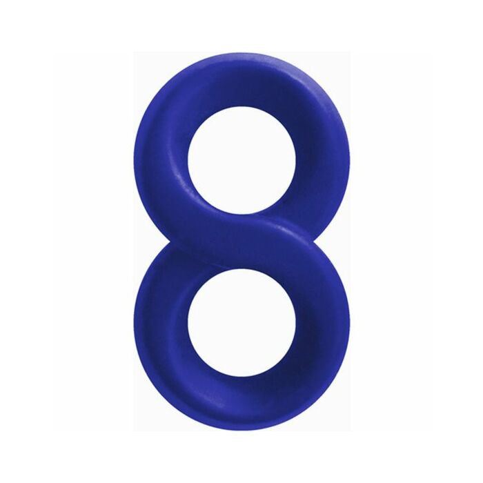 Infinity ring - anillo silicona azul