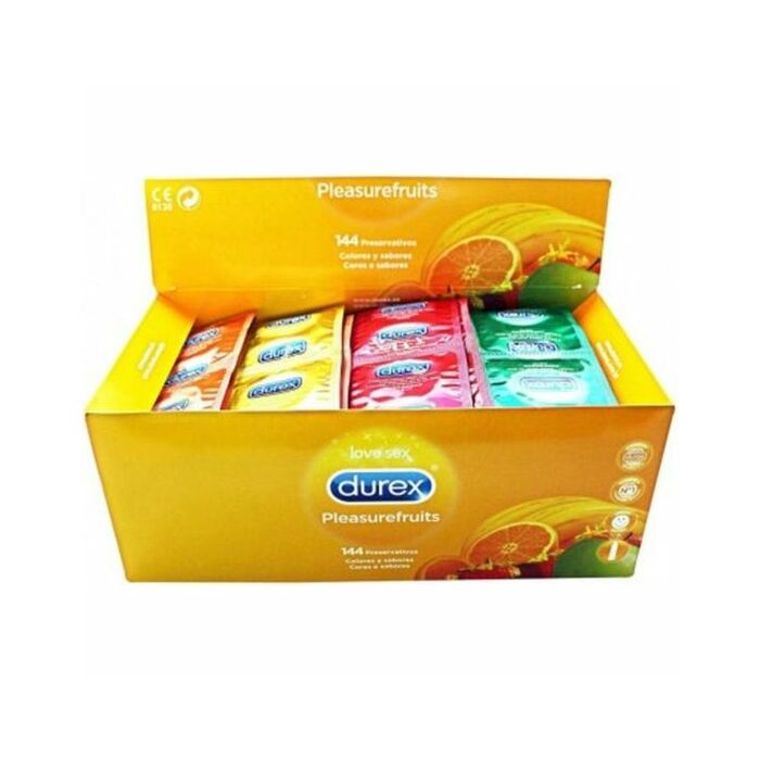 Durex pleasure fruits 144 unidades
