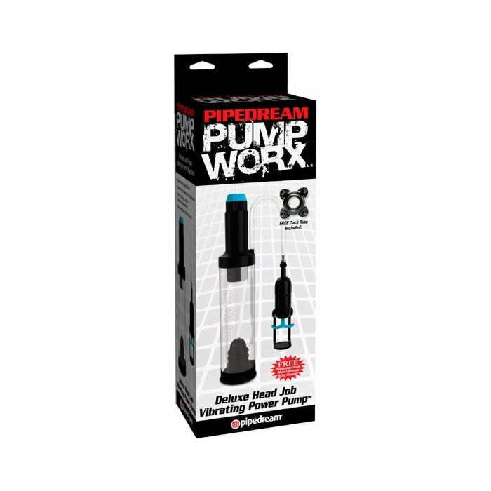 Pump worx deluxe head job vibrating power pump