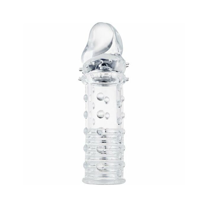 Power stud funda para el pene transparente