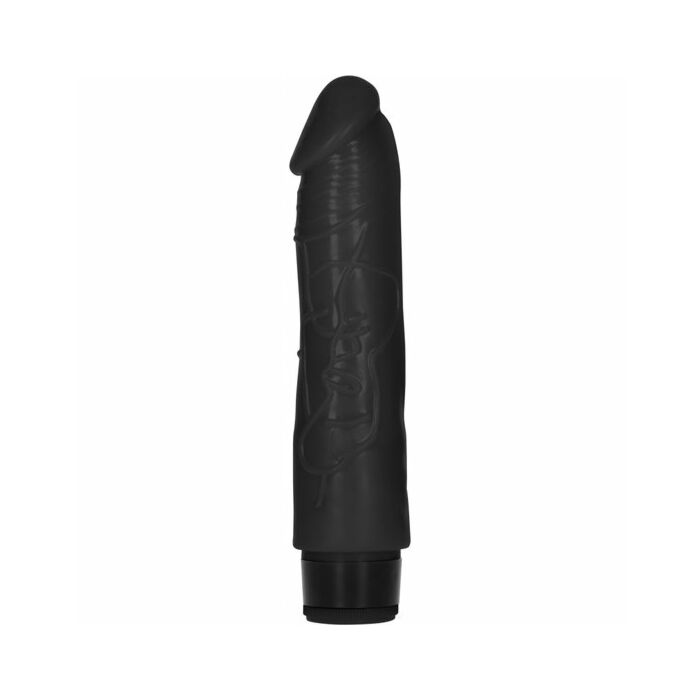 Gc pene vibrador thick realístico 20cm - negro