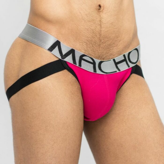 Macho - mx132 suspensorio fucsia talla s