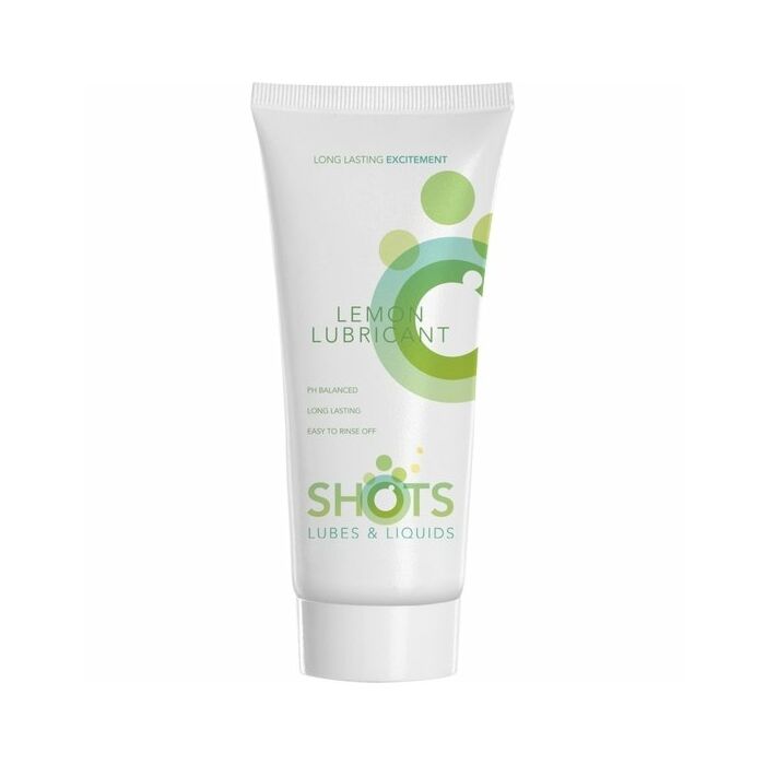 Shotslube lubricante base agua sabor a limon 100ml