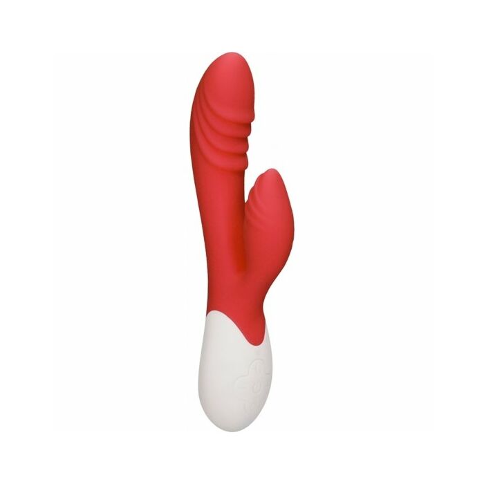 Sunburst - vibrador rampante con calor - rojo