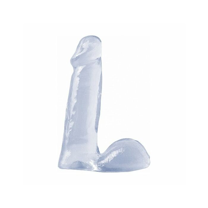 Basix pene de gelatina transparente 15 cm