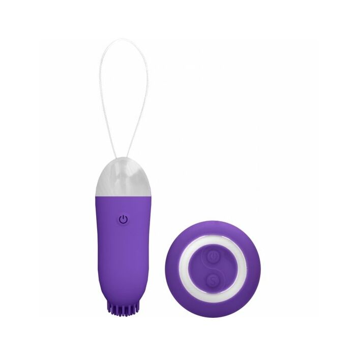 Jayde dual rechargeable  bala vibradora control remoto morado