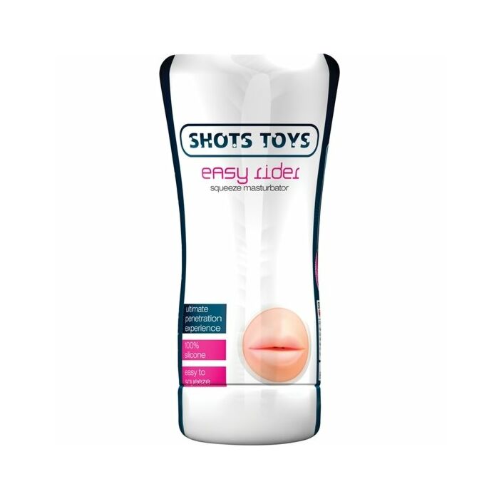 Masturbador masculino tubo forma boca