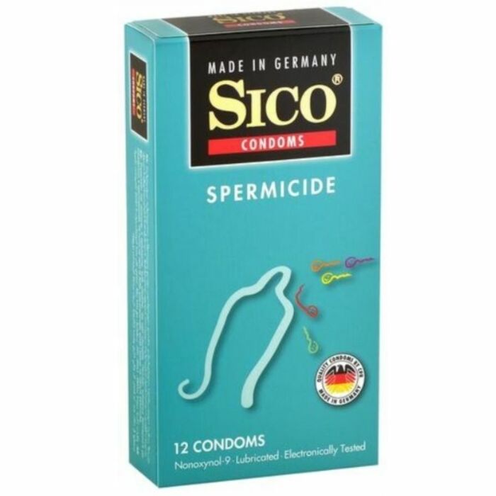 Sico condoms preservativos con espermicida 12 unidades