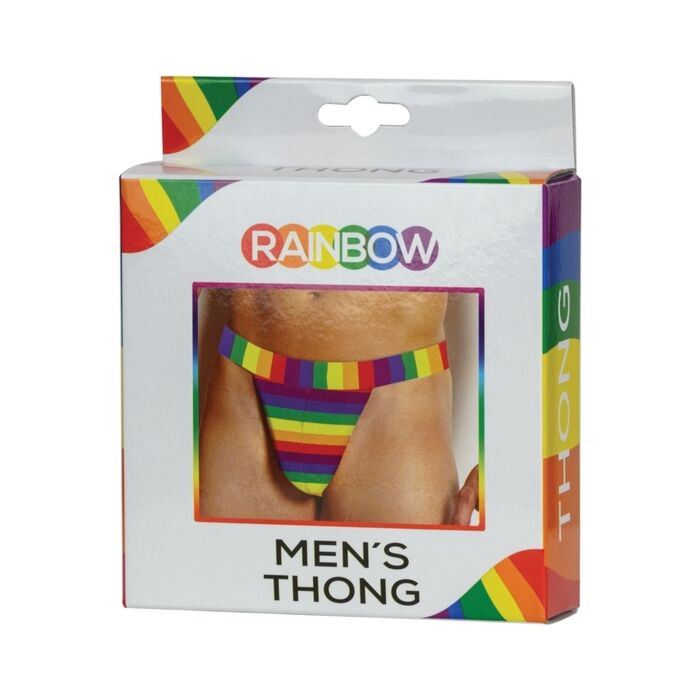 Tanga masculino arcoiris