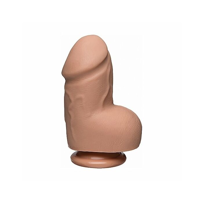 Fat d - pene realístico ultraskyn 15,7cm - vainilla