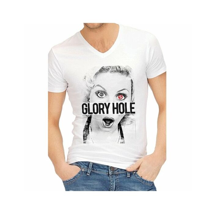 Camiseta divertida glory hole
