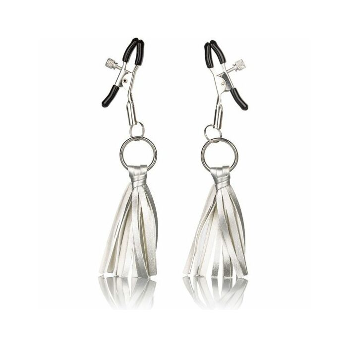 Playful tassels pinzas pezones - plata